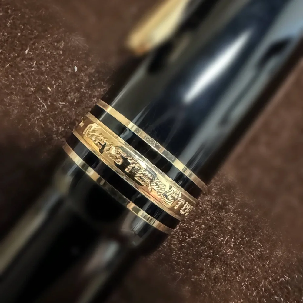 1980 Montblanc Meisterstuck 149 Fountain Pen Black Vintage, 14C 585,4810 Box - Picture 5 of 13